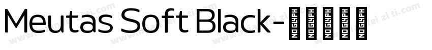 Meutas Soft Black字体转换